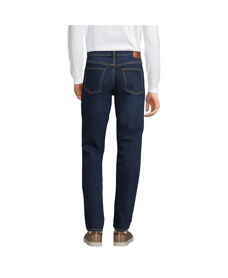 Lands' End Men's Recover 5 Pocket Traditional Fit Denim Jeans