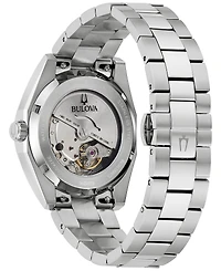 Bulova Men's Automatic Surveyor Stainless Steel Bracelet Watch 39mm