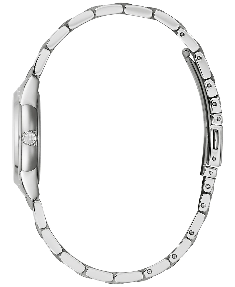 Bulova Women's Sutton Diamond Accent Stainless Steel Bracelet Watch 28mm