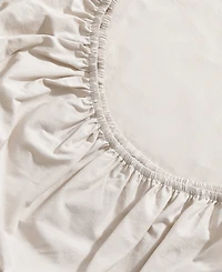 Calvin Klein Washed Cotton Percale 4-Pc. Sheet Set
