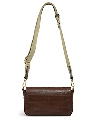 Radley London Heirloom Place Faux Croc Medium Leather Flapover Crossbody Bag
