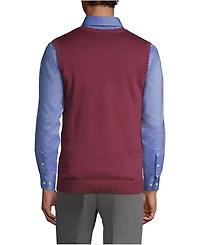 Lands' End Men's Cotton Modal Sweater Vest