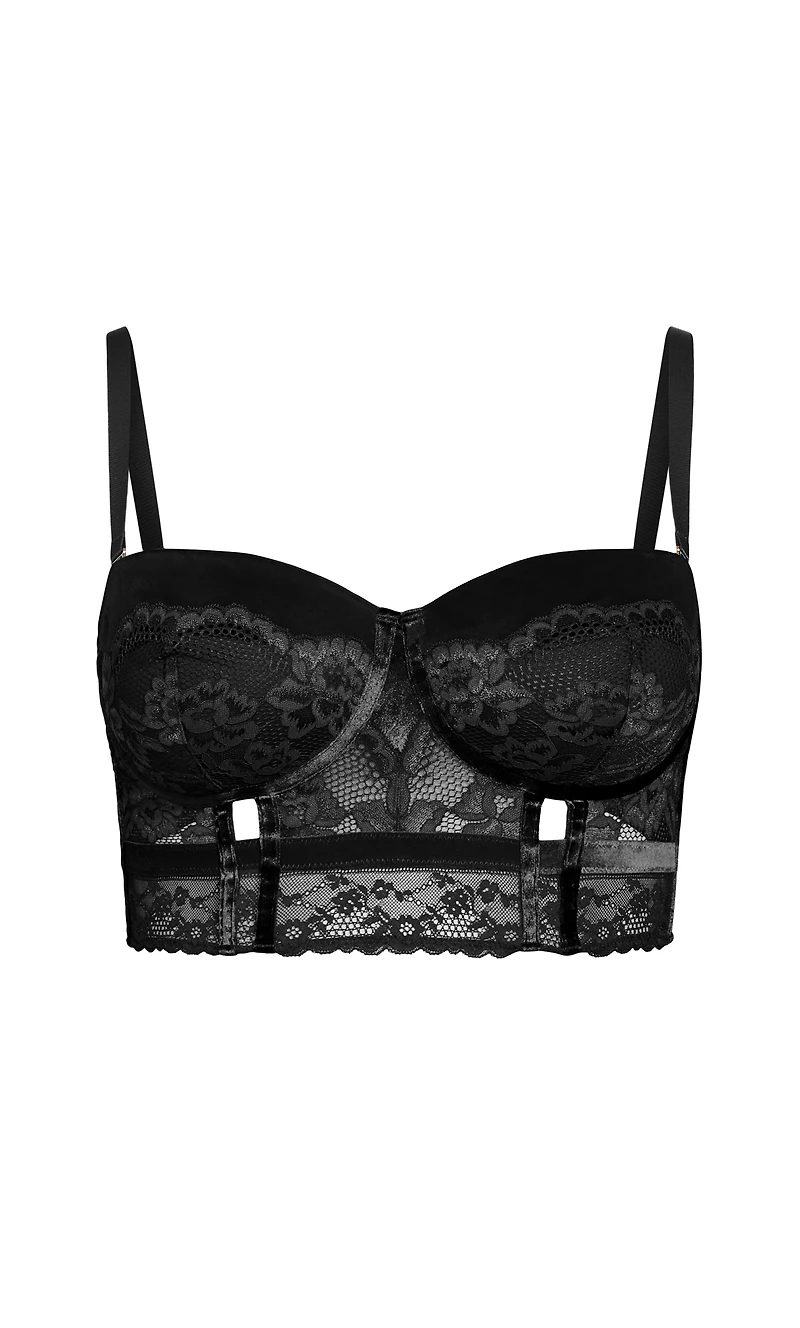 City Chic Plus Size Sylvie Underwire Bustier