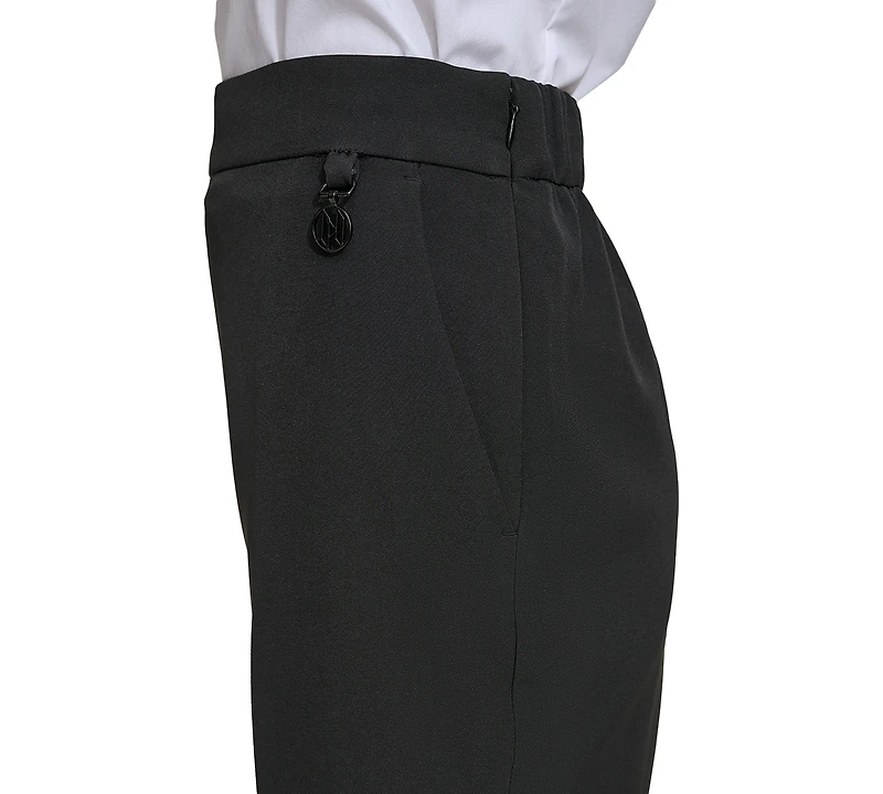 Karl Lagerfeld Women's Logo Slim-Leg Pants