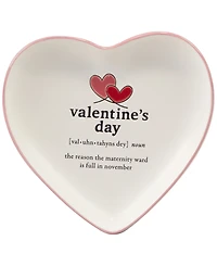Certified International Valentine's Day Tidbit Plates, Set of 4