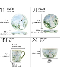 Certified International Easter Morning 16-Pc. Dinnerware Set