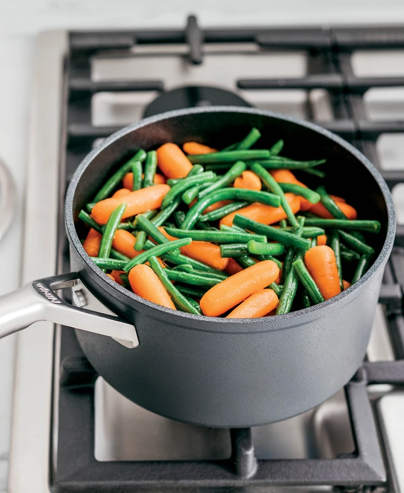 Ninja NeverStick Premium Hard-Anodized 3.5 Quart Saucepan with Glass Lid