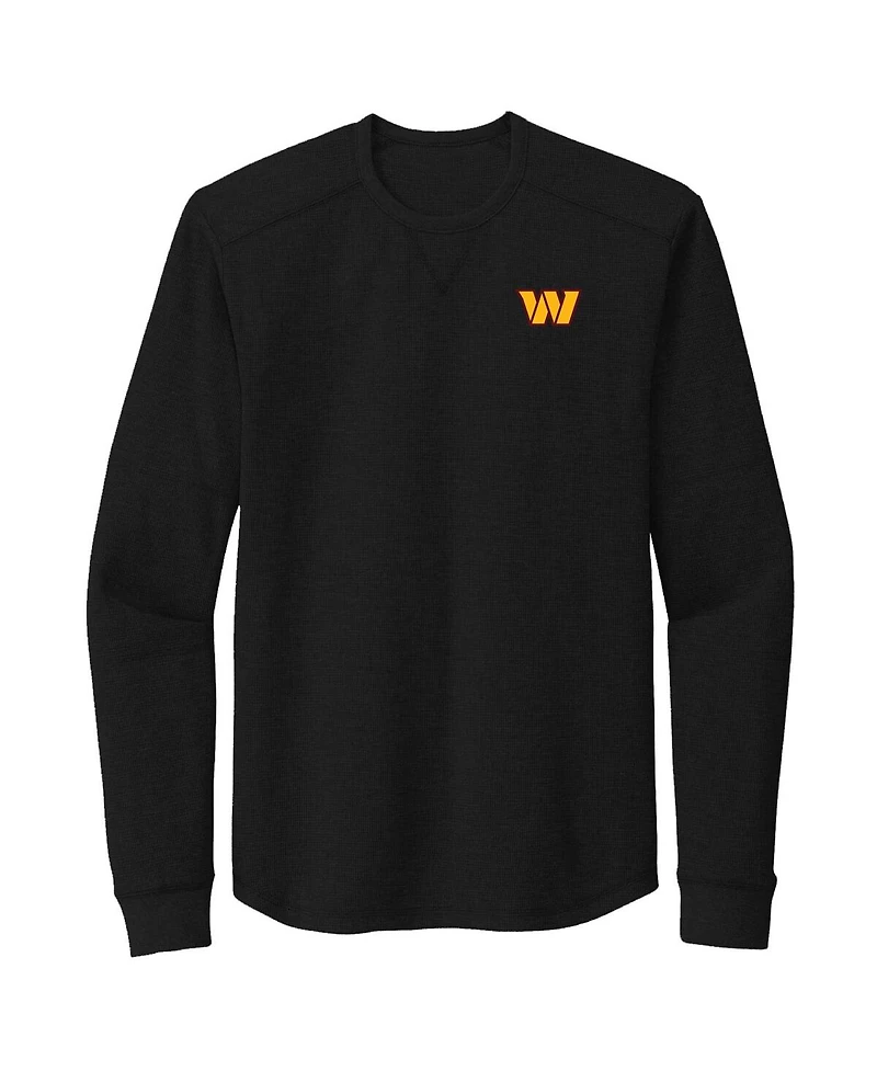 Men's Dunbrooke Black Washington Commanders Cavalier Long Sleeve T-shirt