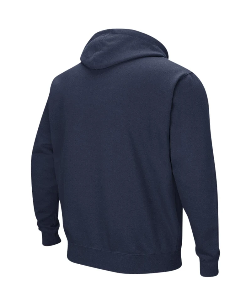 Men's Colosseum Navy Gonzaga Bulldogs Sunrise Pullover Hoodie
