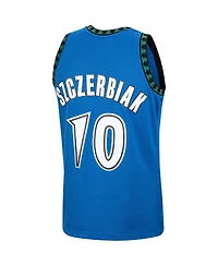 Men's Mitchell & Ness Wally Szczerbiak Blue Minnesota Timberwolves 2001/02 Hardwood Classics Swingman Jersey