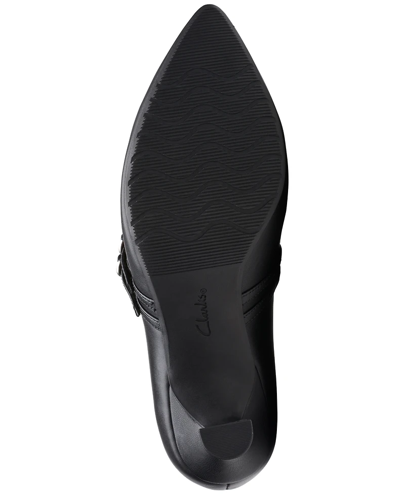 Clarks Women's Kataleyna Joy Double-Strap Pointed-Toe Pumps