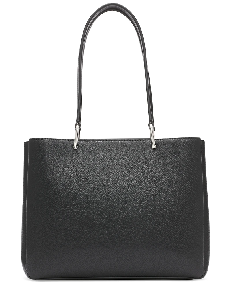 Calvin Klein Clove Push-Lock Triple Compartment Tote Bag