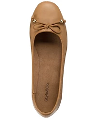 Style & Co Women's Monaee Bow Slip-On Ballet Flats, Created for Macy's