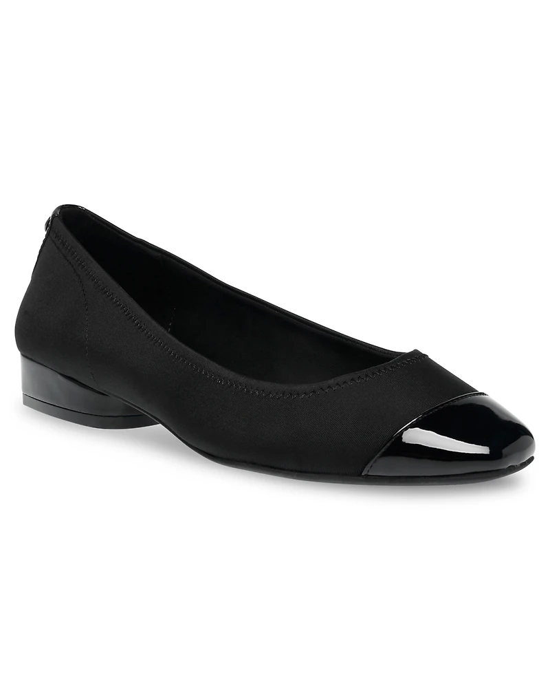 Anne Klein Women's Carlie Almond Toe Ballet Flats