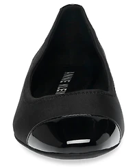Anne Klein Women's Carlie Almond Toe Ballet Flats