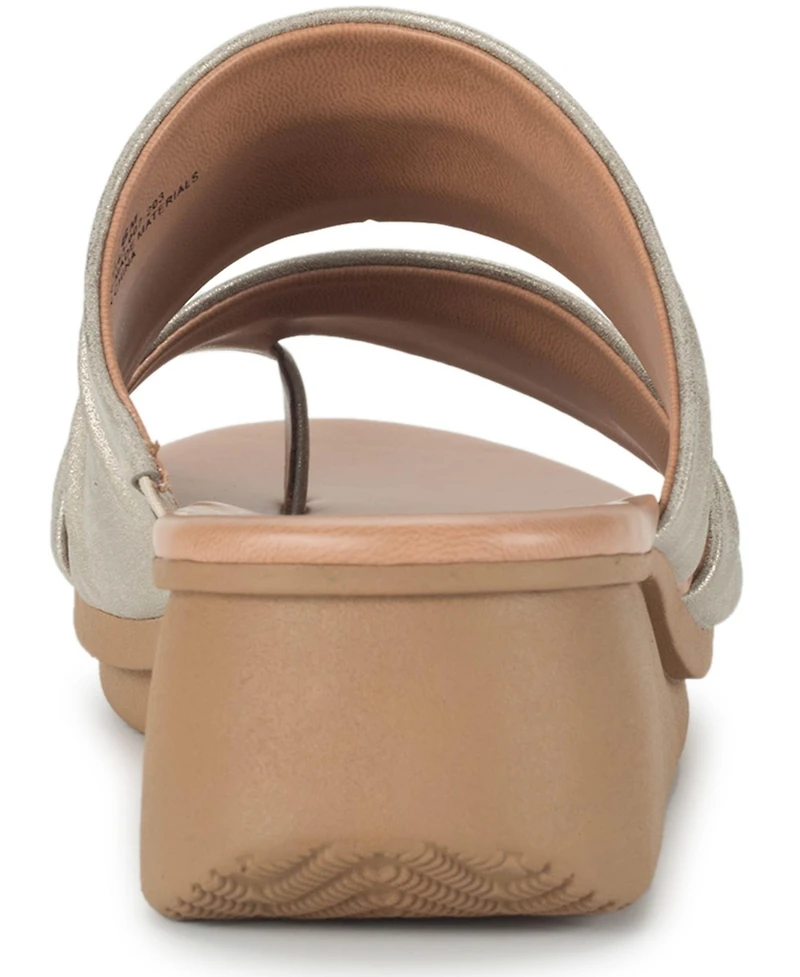 Baretraps Women's Venus Toe Loop Slide Wedge Sandals