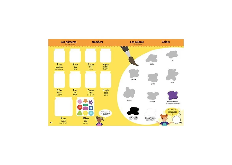My Spanish Sticker Dictionary- Over 200 everyday words in colorful sticker scenes by Catherine Bruzzone