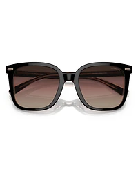 Coach Women's CL919 Low Bridge Fit Sunglasses, Gradient HC8381F