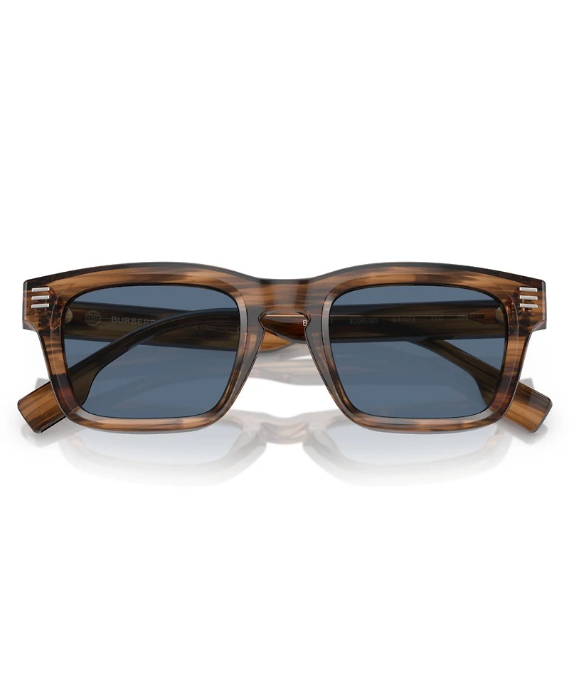 Burberry Men's Low Bridge Fit Sunglasses BE4403F