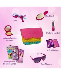 The New York Doll Collection Fidget Pop It Purse for Girls - 10 Pieces Set