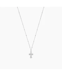 Sterling Silver 18k Gold Plated Isla Cross Necklace