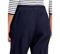 Nautica Jeans Women's Cotton Roll-Tab Utility Pants