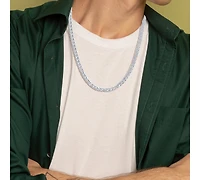 Diamond cut Franco Chain 2.5mm Sterling Silver or Gold Plated Over Sterling Silver 20" Necklace