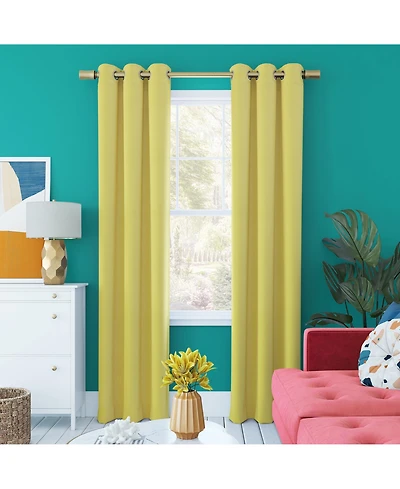 Harper Bright Vibes 100% Blackout Grommet Curtain Panel