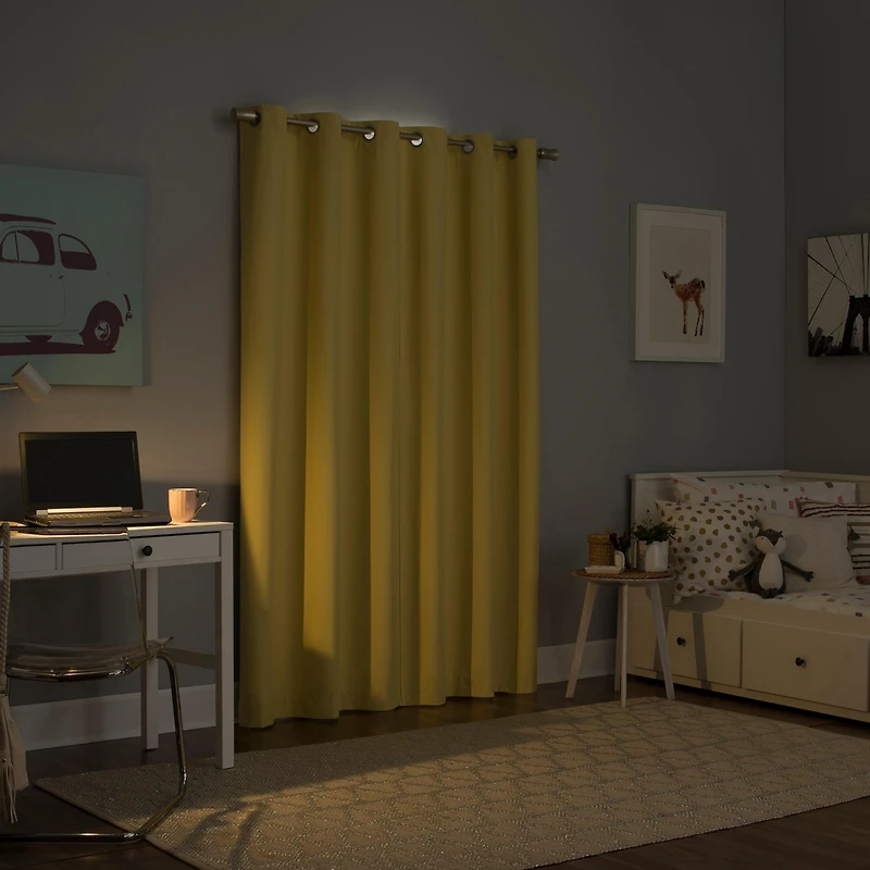 Harper Bright Vibes 100% Blackout Grommet Curtain Panel