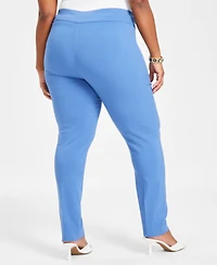 I.n.c. International Concepts Plus Size Bengaline Skinny Pants, Created for Macy's