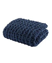 Madison Park Chunky-Knit Chenille Throw, 50" x 60"