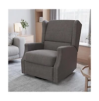 Abby 3-In-1 Wingback Manual Recliner Rocker Swivel Glider Chair