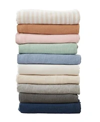 Premium Comforts Heathered Melange T Shirt Jersey Knit Cotton Blend Sheet Set