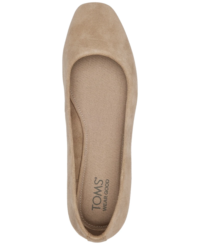 Toms Women's Briella Square Toe Ballet Flats