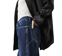 Free People Women's Tinsley Cotton Baggy High-Rise Jeans