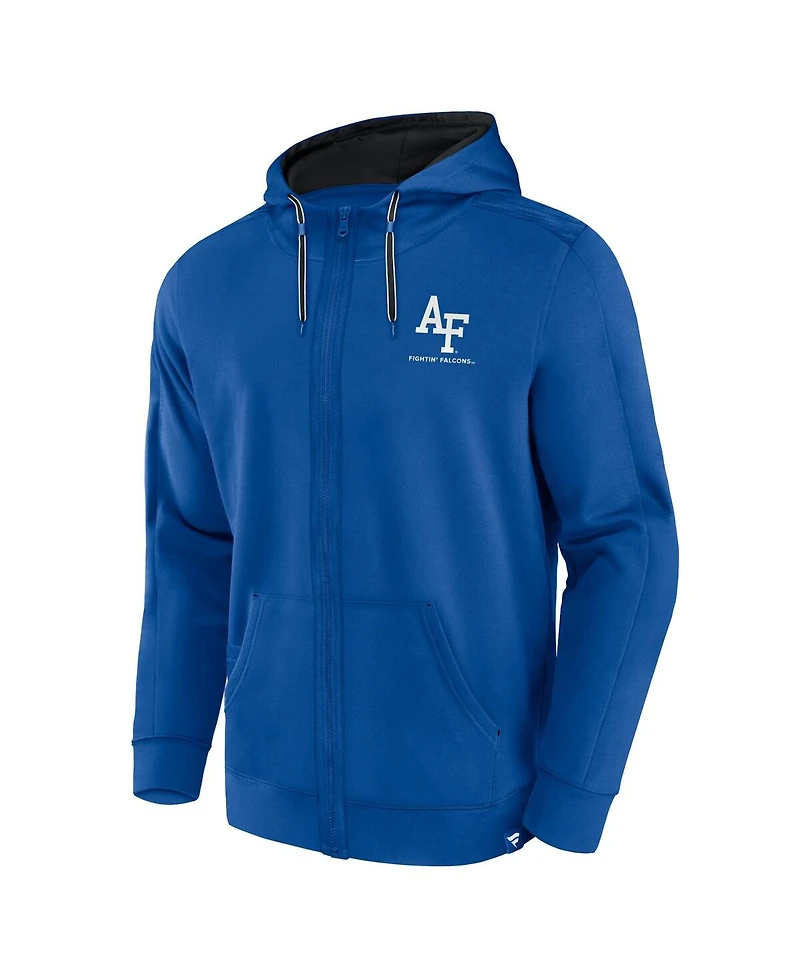 Men's Fanatics Royal Air Force Falcons Power Index Full-Zip Hoodie