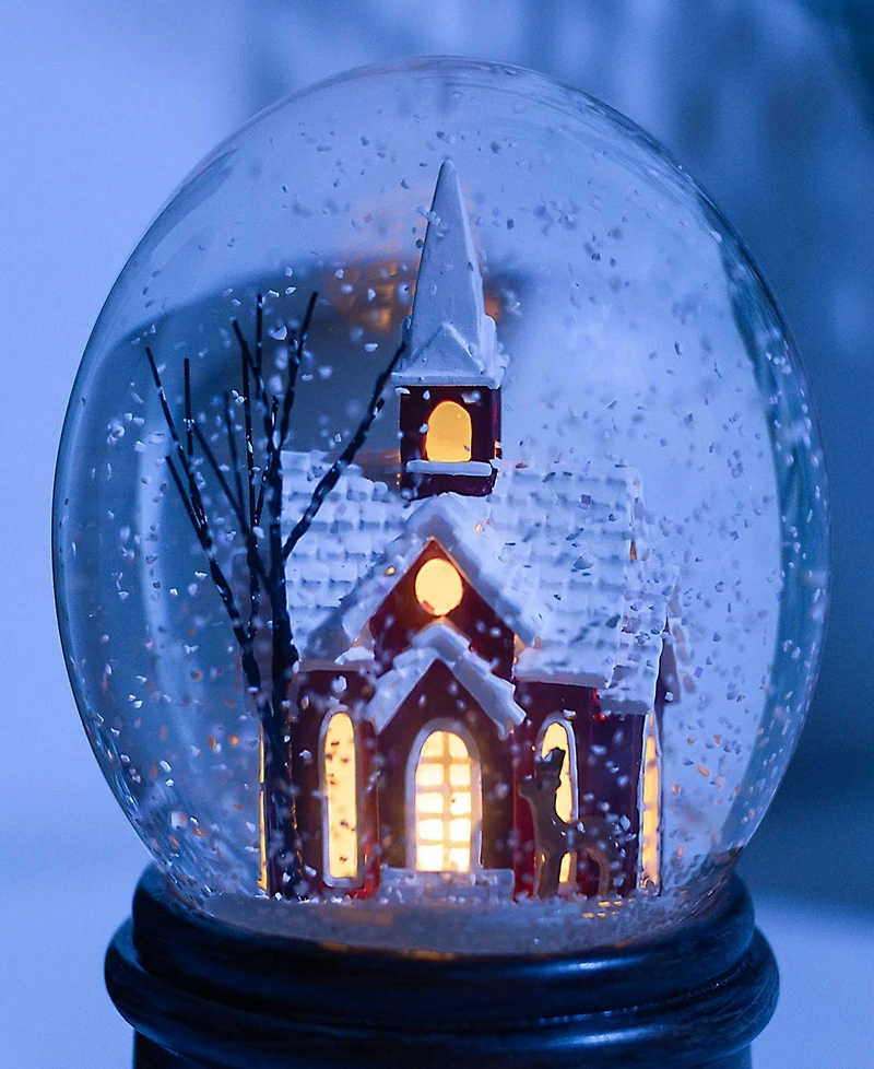 Ashfield & Harkness Sanctuary Church Snow Globe