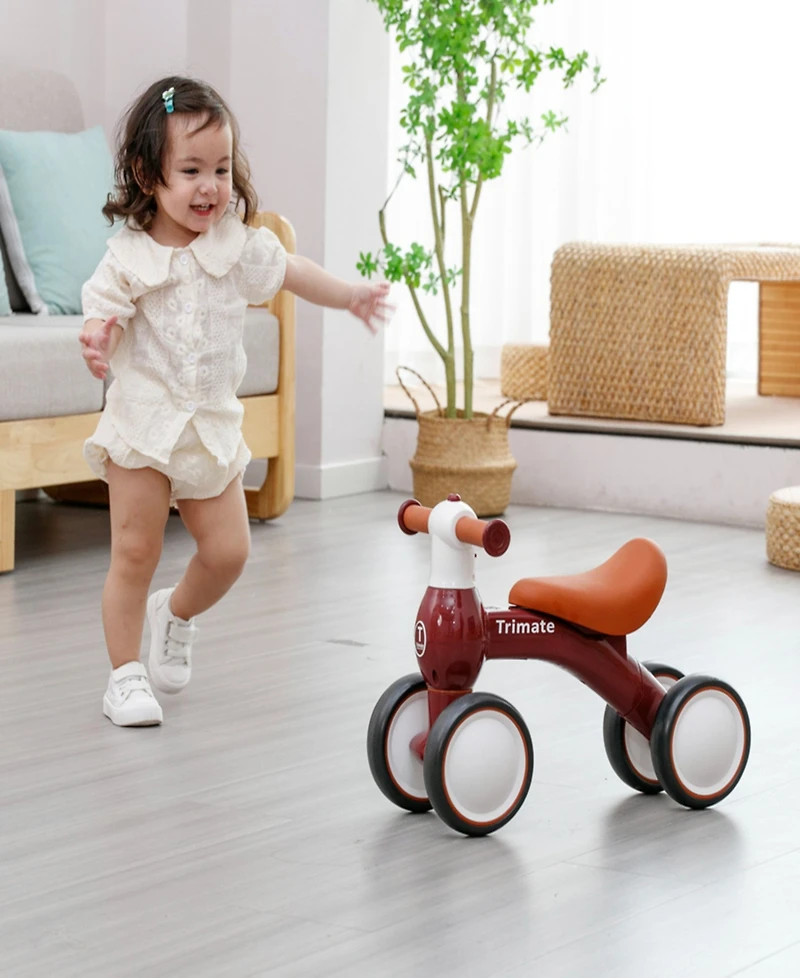 Trimate Wine Red Baby Walker Balance Bike