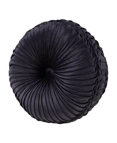 J Queen New York Amara Tufted Decorative Pillow, 15" Round