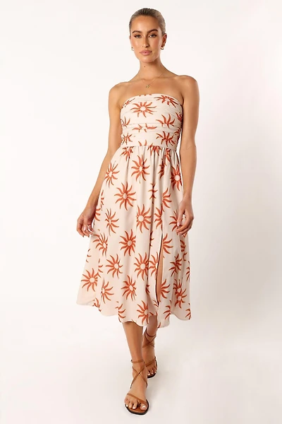 Ryder Strapless Midi Women's Dress