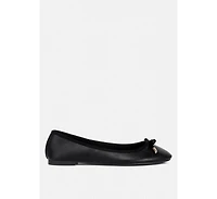 Suzzy Bow Embellished Flat Ballerinas
