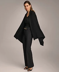 Donna Karan New York Women's Long-Sleeve Drape-Front Cardigan
