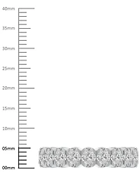 Diamond Oval-Cut Eternity Band (4 ct. t.w.) 14k Gold (Also Platinum)