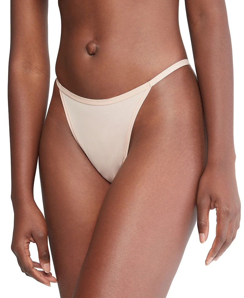 Calvin Klein Women's Ideal Micro String Thong Underwear QD5115