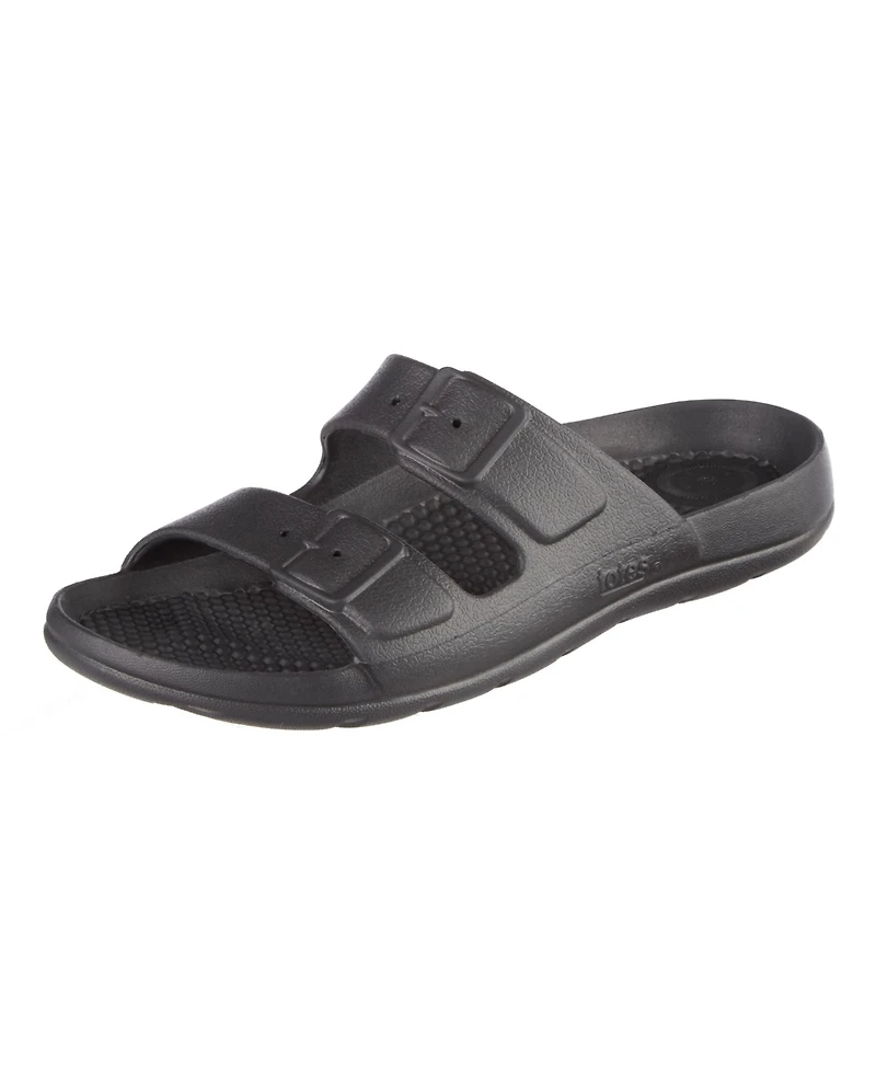Totes Little and Big Kids Ara Molded Double Buckle Slide Sandals