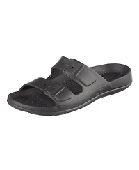Totes Little and Big Kids Ara Molded Double Buckle Slide Sandals