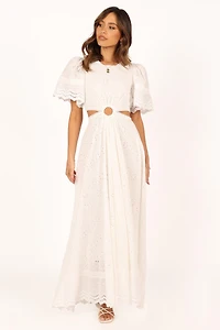 Merletto Cut Out Maxi Women's Dress