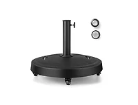 20.5Inch Outdoor Umbrella Base with Wheels and Handles