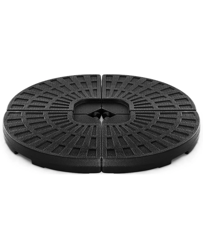 4 Plate Umbrella Base Stand for Patio