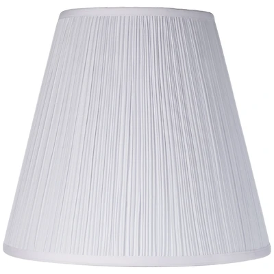 Springcrest Finish Medium Mushroom Pleated Lamp Shade 9" Top x 16" Bottom x 14.5" High x 14.75" Slant (Spider) Replacement with Ha
